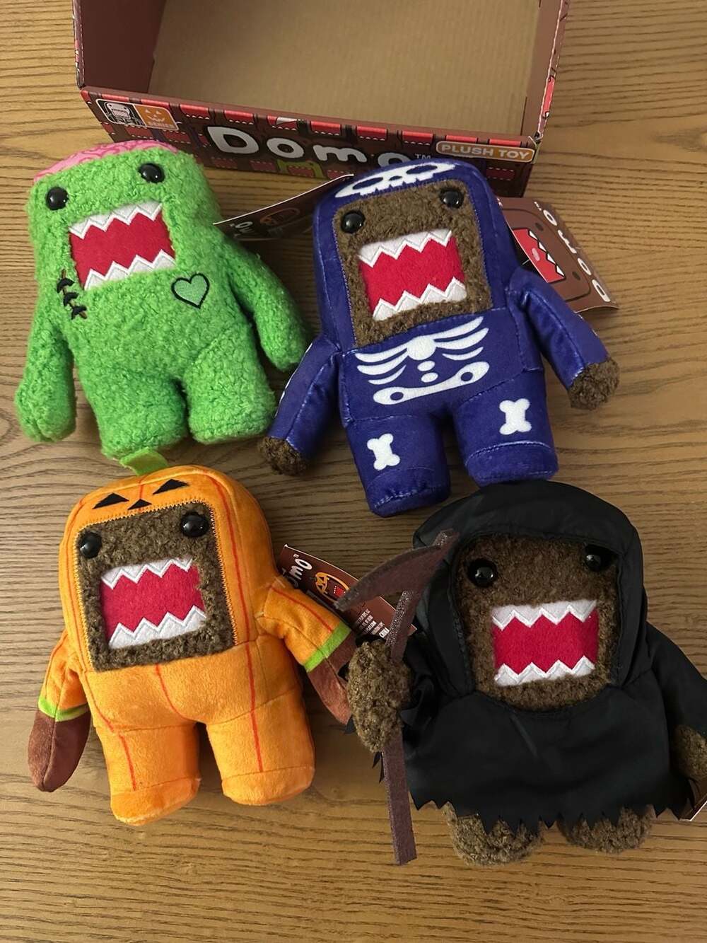 Domo Halloween Series Plush Toy Set of 4 Characters